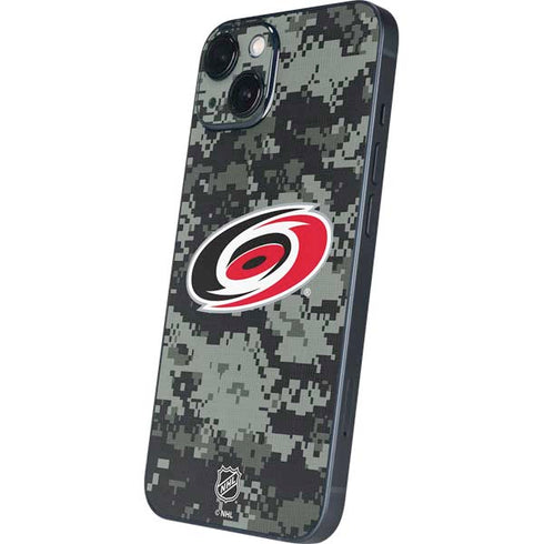 NHL Carolina Hurricanes Camo iPhone 15 Skin