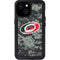 NHL Carolina Hurricanes Camo iPhone 15 Waterproof Case