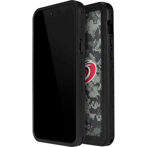 NHL Carolina Hurricanes Camo iPhone 15 Waterproof Case