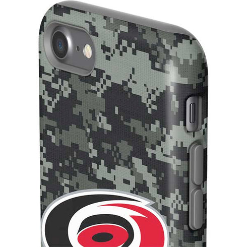NHL Carolina Hurricanes Camo iPhone SE (2nd & 3rd Gen) Pro Case