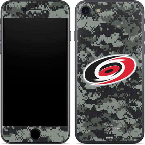 NHL Carolina Hurricanes Camo iPhone SE (2nd & 3rd Gen) Skin