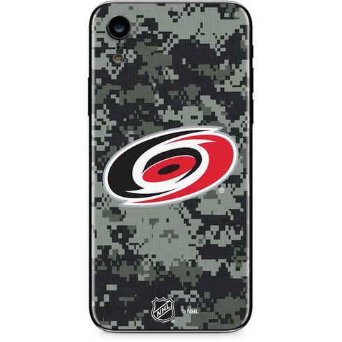 NHL Carolina Hurricanes Camo iPhone XR Skin