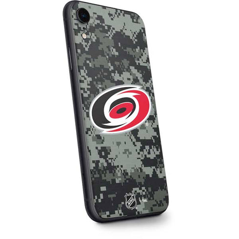 NHL Carolina Hurricanes Camo iPhone XR Skin