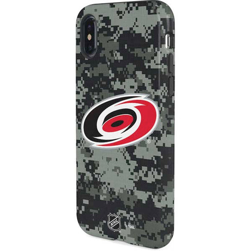 NHL Carolina Hurricanes Camo iPhone XS Pro Case