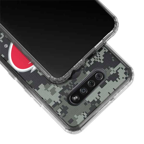 NHL Carolina Hurricanes Camo LG K51/Q51 Clear Case