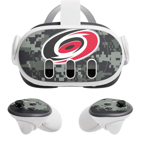 NHL Carolina Hurricanes Camo Meta Quest 3 Skin