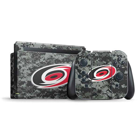NHL Carolina Hurricanes Camo Nintendo Switch Bundle Skin