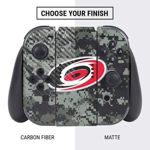 NHL Carolina Hurricanes Camo Nintendo Switch Bundle Skin