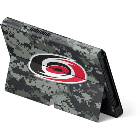 NHL Carolina Hurricanes Camo Nintendo Switch OLED (2021) Skin