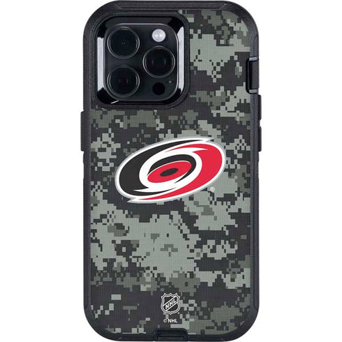 NHL Carolina Hurricanes Camo Otterbox Defender iPhone Skin