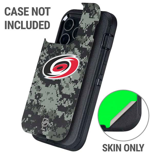 NHL Carolina Hurricanes Camo Otterbox Defender iPhone Skin