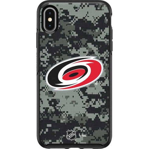 NHL Carolina Hurricanes Camo Otterbox Symmetry iPhone Skin