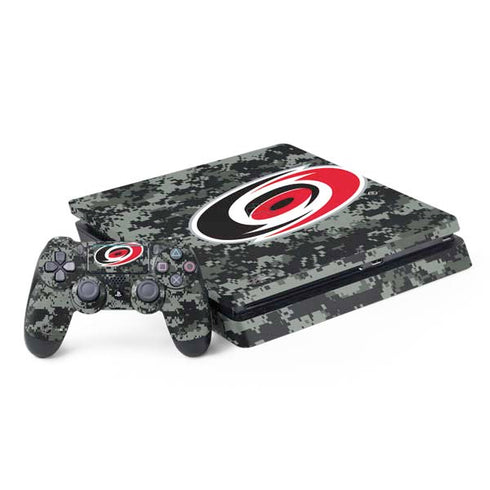 NHL Carolina Hurricanes Camo PS4 Slim Bundle Skin