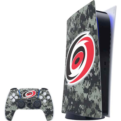 NHL Carolina Hurricanes Camo PS5 Digital Edition Bundle Skin