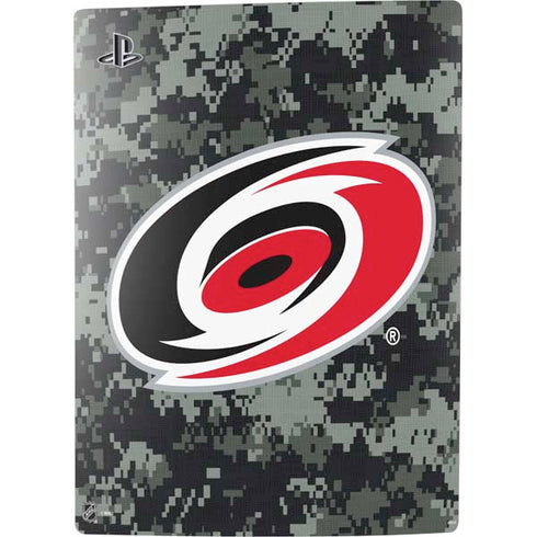 NHL Carolina Hurricanes Camo PS5 Digital Edition Console Skin
