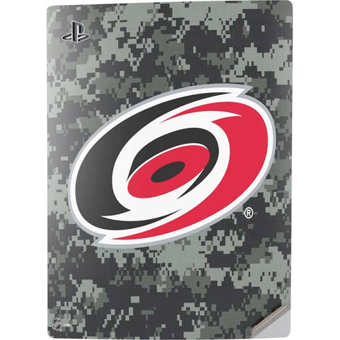 NHL Carolina Hurricanes Camo PS5 Digital Edition Console Skin