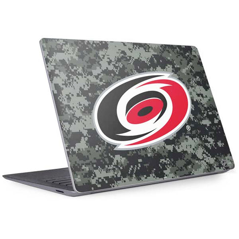 NHL Carolina Hurricanes Camo Surface Laptop 3 13.5in Skin