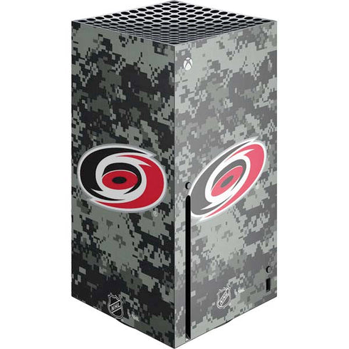 NHL Carolina Hurricanes Camo Xbox Series X Console Skin