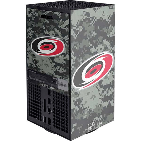 NHL Carolina Hurricanes Camo Xbox Series X Console Skin