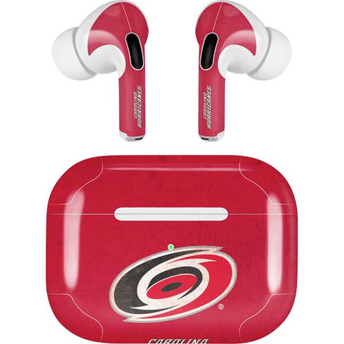 NHL Carolina Hurricanes Distressed AirPods Pro 2nd Gen Skin