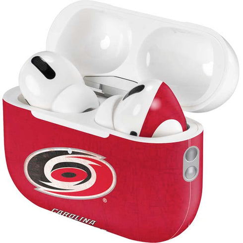 NHL Carolina Hurricanes Distressed AirPods Pro 2nd Gen Skin