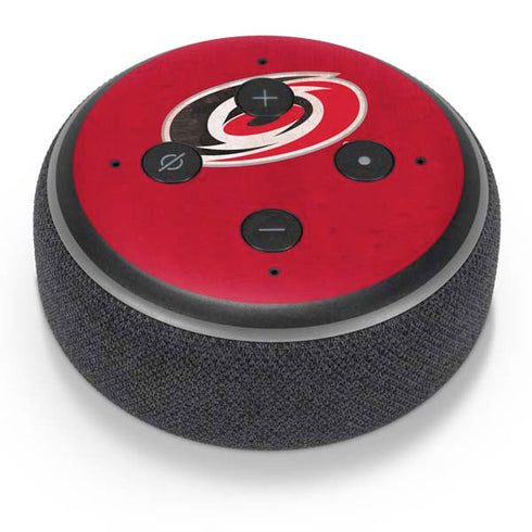 NHL Carolina Hurricanes Distressed Amazon Echo Dot Skin