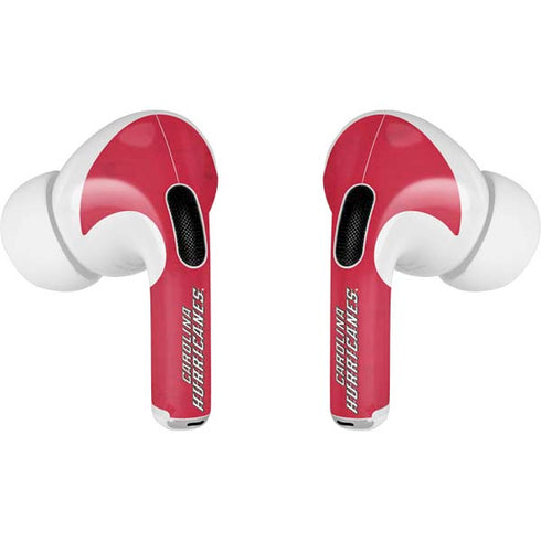 NHL Carolina Hurricanes Distressed Apple AirPods Pro Skin