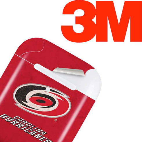NHL Carolina Hurricanes Distressed Apple AirPods Skin
