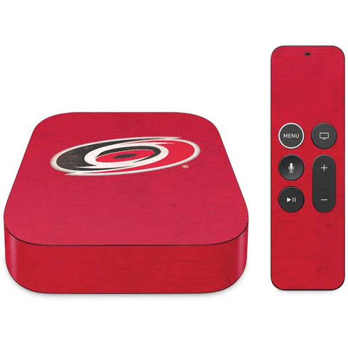 NHL Carolina Hurricanes Distressed Apple TV Skin