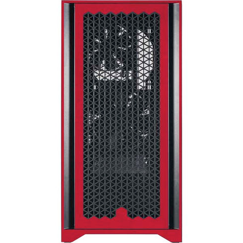 NHL Carolina Hurricanes Distressed Corsair 4000D Tempered Glass Mid-Tower ATX Case Skin