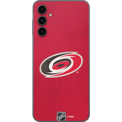 NHL Carolina Hurricanes Distressed Galaxy A14 5G Skin