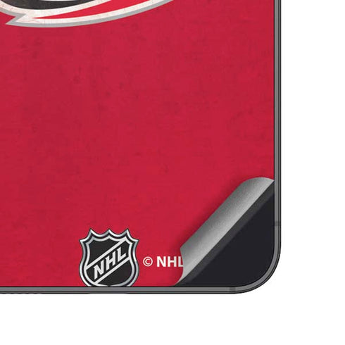 NHL Carolina Hurricanes Distressed Galaxy A14 5G Skin