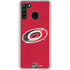 NHL Carolina Hurricanes Distressed Galaxy A21 Clear Case