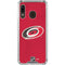 NHL Carolina Hurricanes Distressed Galaxy A30 Clear Case