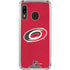 NHL Carolina Hurricanes Distressed Galaxy A30 Clear Case