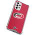 NHL Carolina Hurricanes Distressed Galaxy A53 5G Clear Case