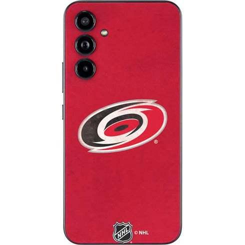 NHL Carolina Hurricanes Distressed Galaxy A54 5G Skin