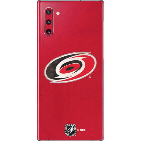 NHL Carolina Hurricanes Distressed Galaxy Note 10 Skin