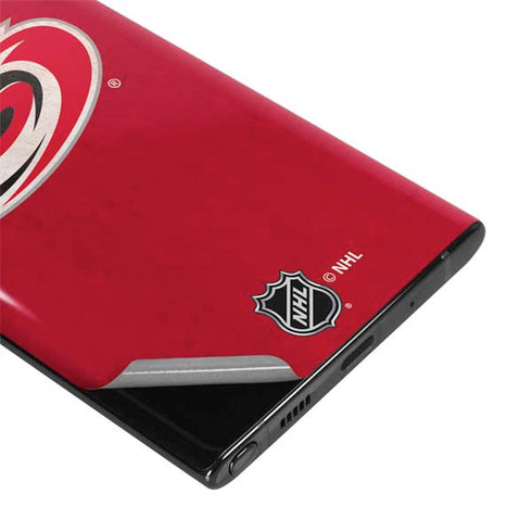 NHL Carolina Hurricanes Distressed Galaxy Note 10 Skin