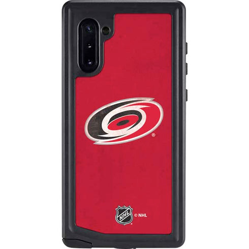 NHL Carolina Hurricanes Distressed Galaxy Note 10 Waterproof Case