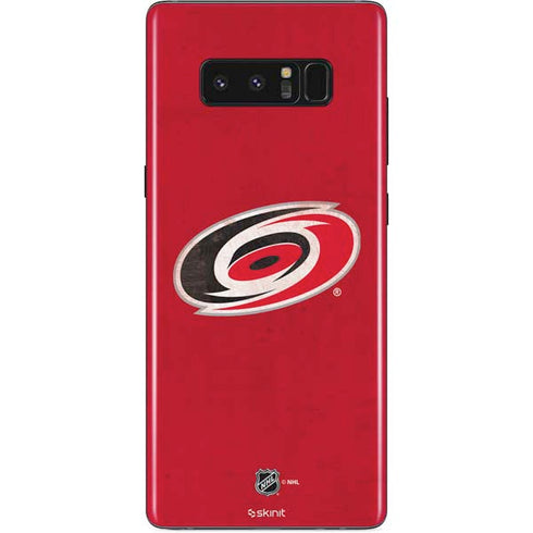 NHL Carolina Hurricanes Distressed Galaxy Note 8 Skin