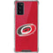 NHL Carolina Hurricanes Distressed Galaxy Note20 5G Clear Case