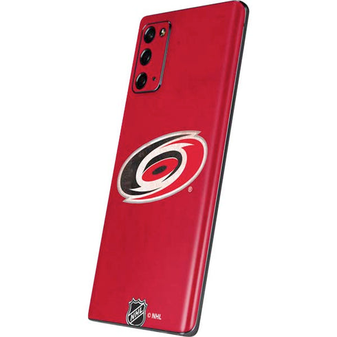 NHL Carolina Hurricanes Distressed Galaxy Note20 5G Skin