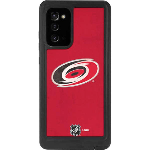 NHL Carolina Hurricanes Distressed Galaxy Note20 5G Waterproof Case