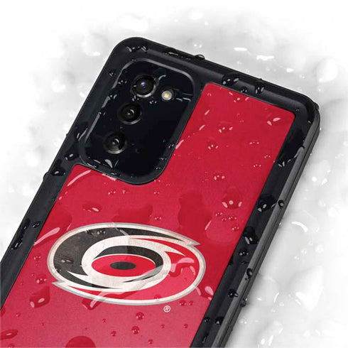 NHL Carolina Hurricanes Distressed Galaxy Note20 5G Waterproof Case