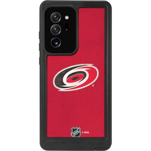 NHL Carolina Hurricanes Distressed Galaxy Note20 Ultra 5G Waterproof Case