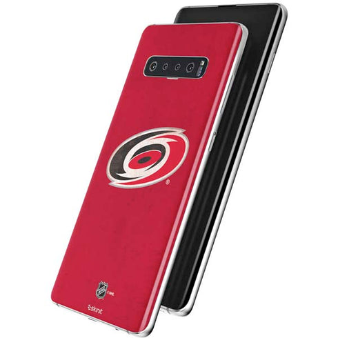 NHL Carolina Hurricanes Distressed Galaxy S10 Plus Skin
