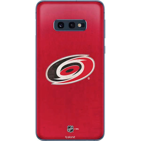 NHL Carolina Hurricanes Distressed Galaxy S10e Skin