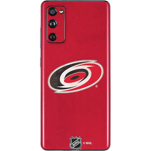 NHL Carolina Hurricanes Distressed Galaxy S20 Fan Edition Skin