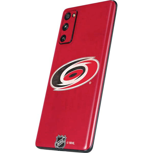 NHL Carolina Hurricanes Distressed Galaxy S20 Fan Edition Skin